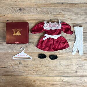 American Girl Pleasant Company Samantha Cranberry Party Dress NIB